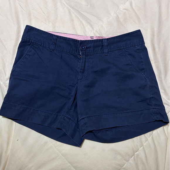 Lilly Pulitzer Callahan Shorts Navy Blue Classic Preppy Size 2 - Picture 7 of 12